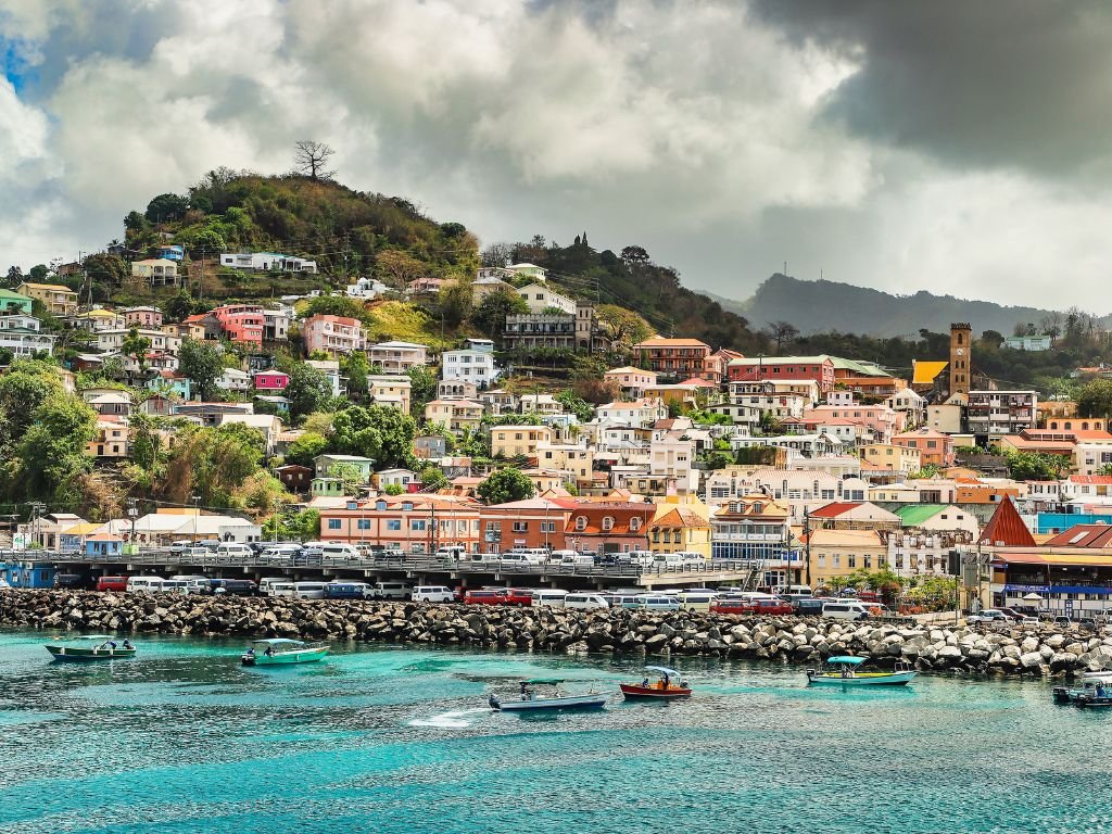View of Bay in Grenada on one of the Citizenship by Investment Countries