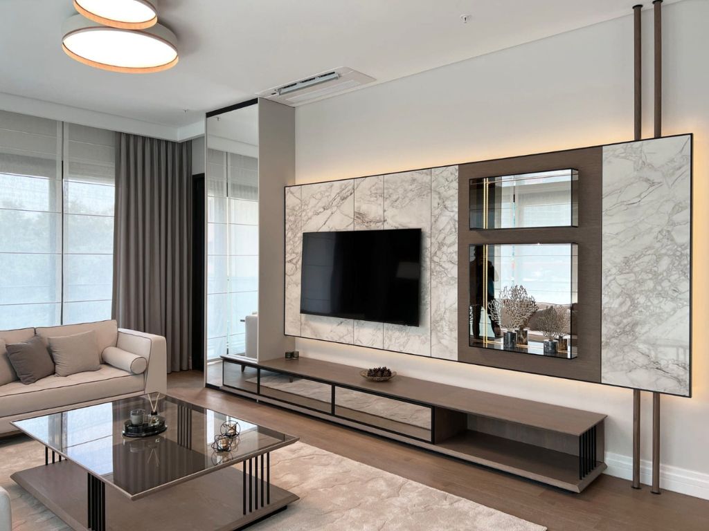 Luxury living rooms are easily achievable in Türkiye Real Estate